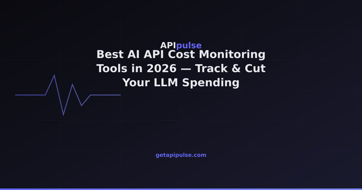 Best AI API Cost Monitoring Tools in 2026 — Track & Cut Your LLM ...